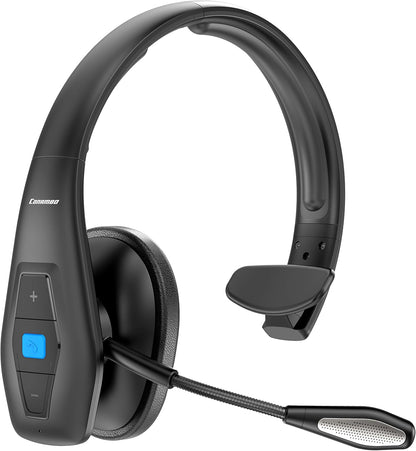 Conambo Auriculares Bluetooth con cancelación de ruido V5.1, 35 horas de tiempo de conversación HD, CVC8.0, micrófono dual manos libres, auriculares inalámbricos, auriculares Bluetooth con botón de