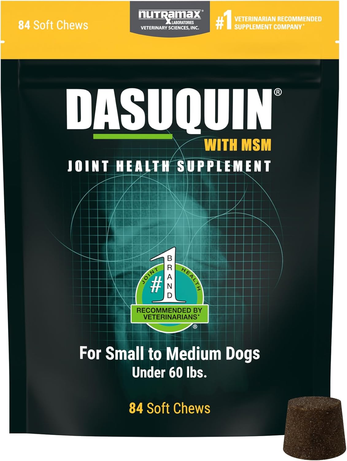 Nutramax Dasuquin para perros pequeños a medianos, suplemento de sa...