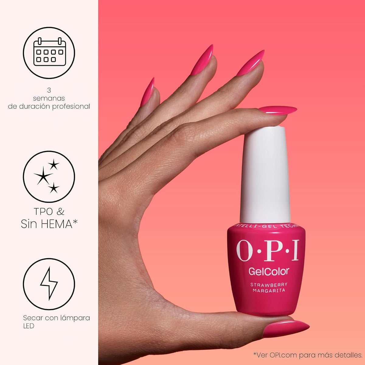 Esmalte de uñas en gel OPI GelColor LED Cure | Tonos nude y marrone...