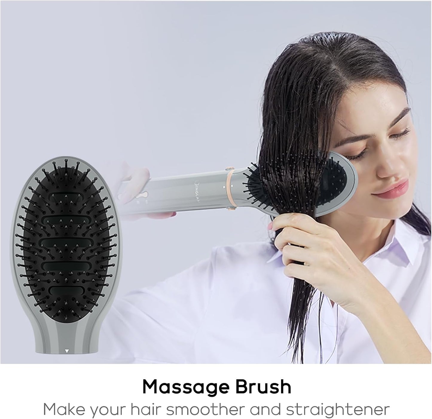 IG INGLAM MegaAIR Styler Sistema de peinado y secado de aire, cepil...