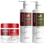 Karseell Set de champú y acondicionador de máscara de cabello rojo...