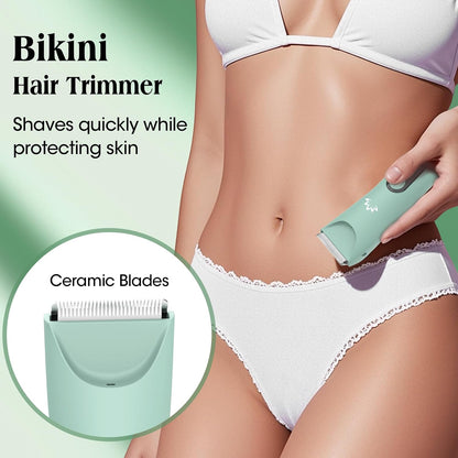 Zesuti Afeitadora Eléctrica para Mujeres con Recorte de Bikini, Maq...