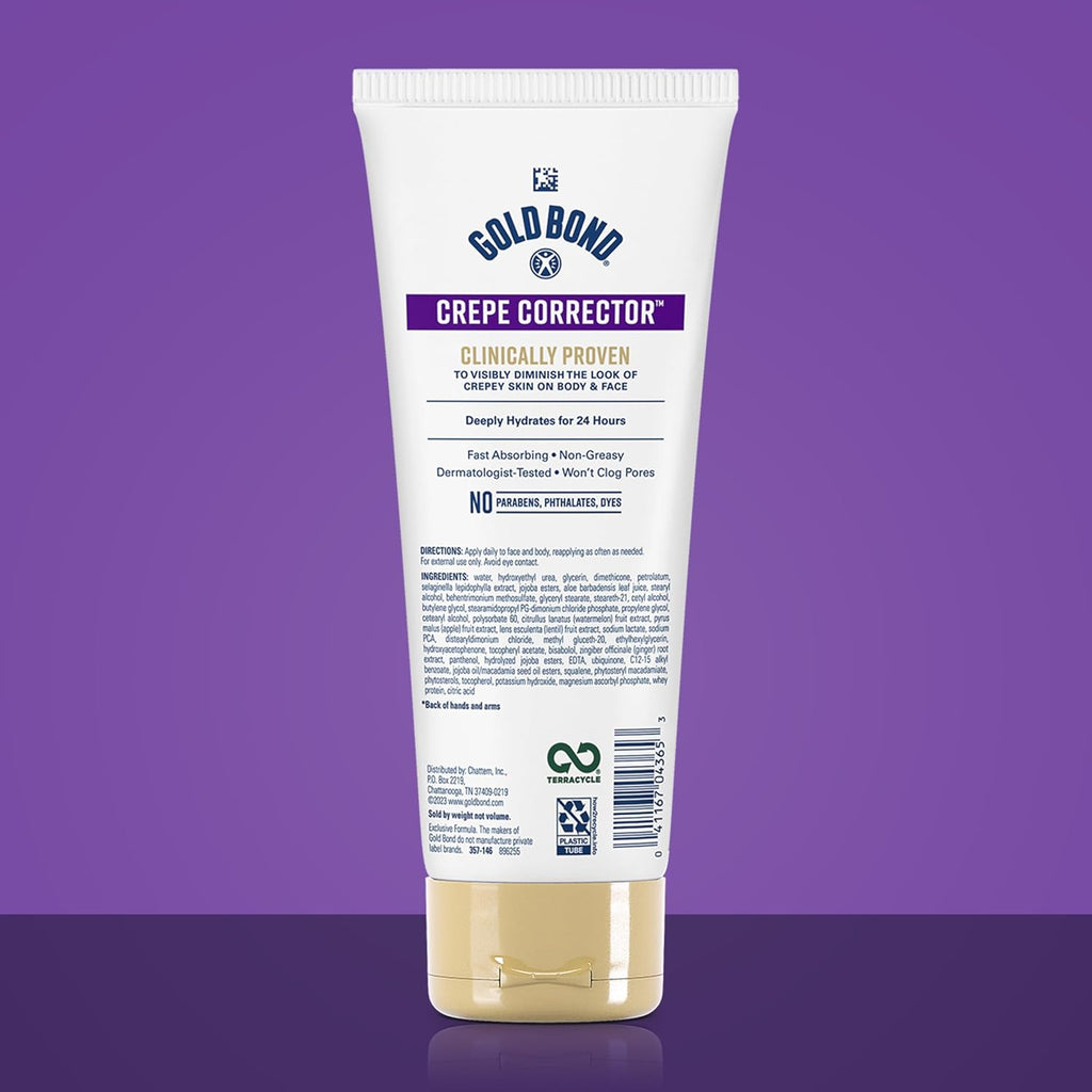 Gold Bond Age Renew Crepe Corrector Loción Corporal, Fórmula Reabas...