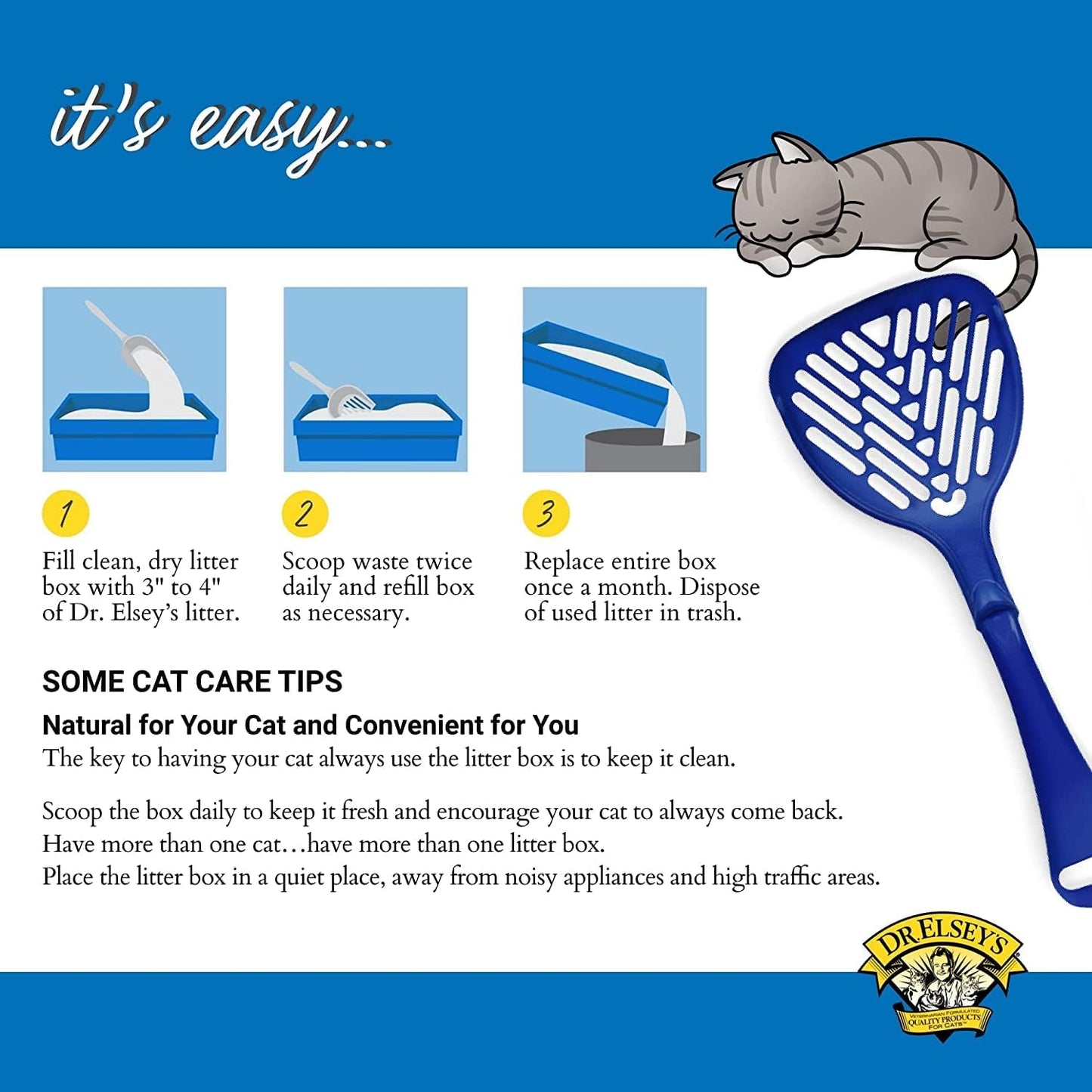 Dr. Elsey's Arena para gatos de arcilla aglutinante ultra sin p...