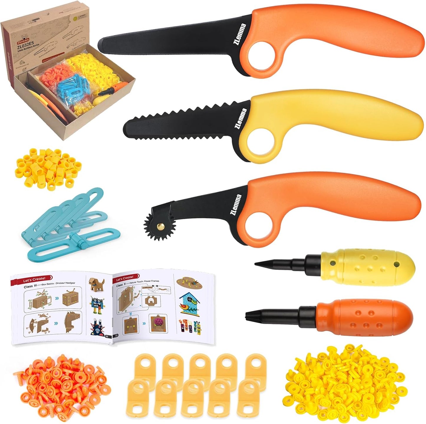 ZLemma Kit de construcción de cartón, juego de construcción para ni...