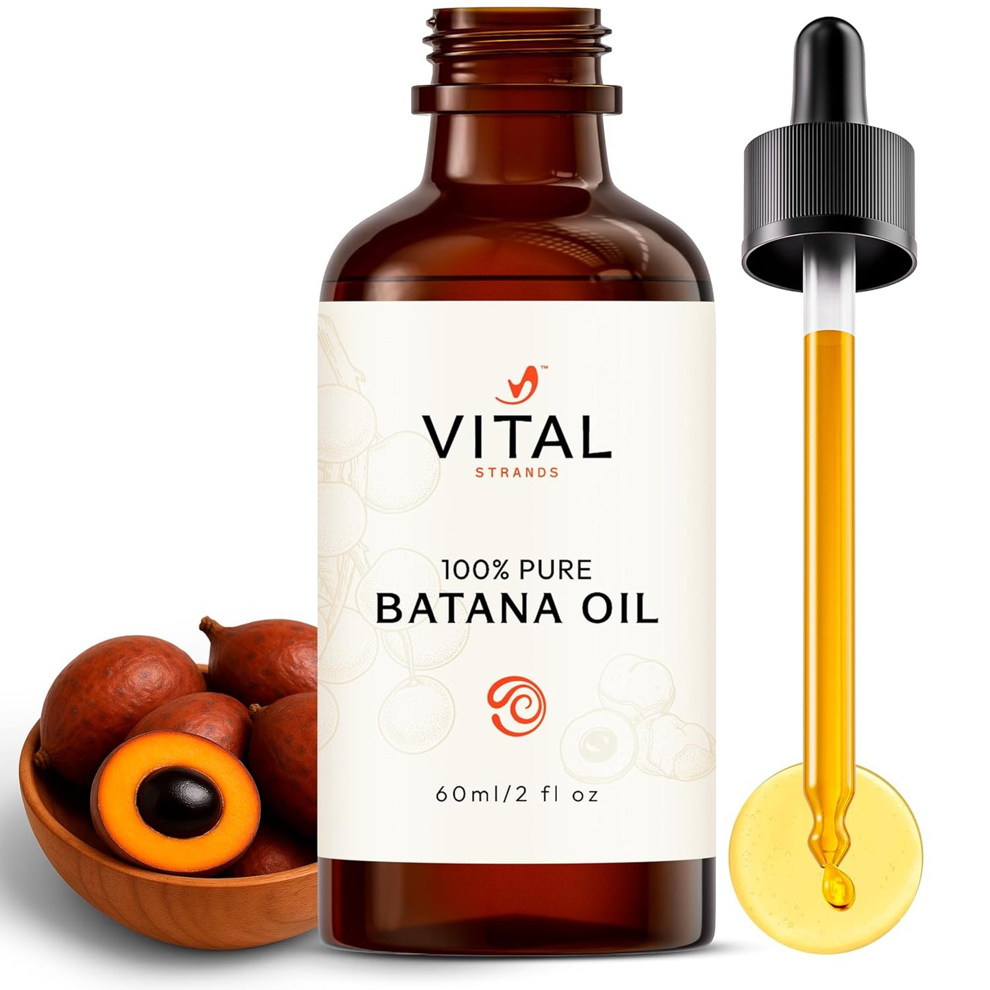 Aceite de Batana para el Crecimiento del Cabello – Aceite de Batana 100% Puro y Orgánico de Honduras – Fortalece, Espesa y Restaura el Cabello Natural – Tratamiento Capilar y del Cuero