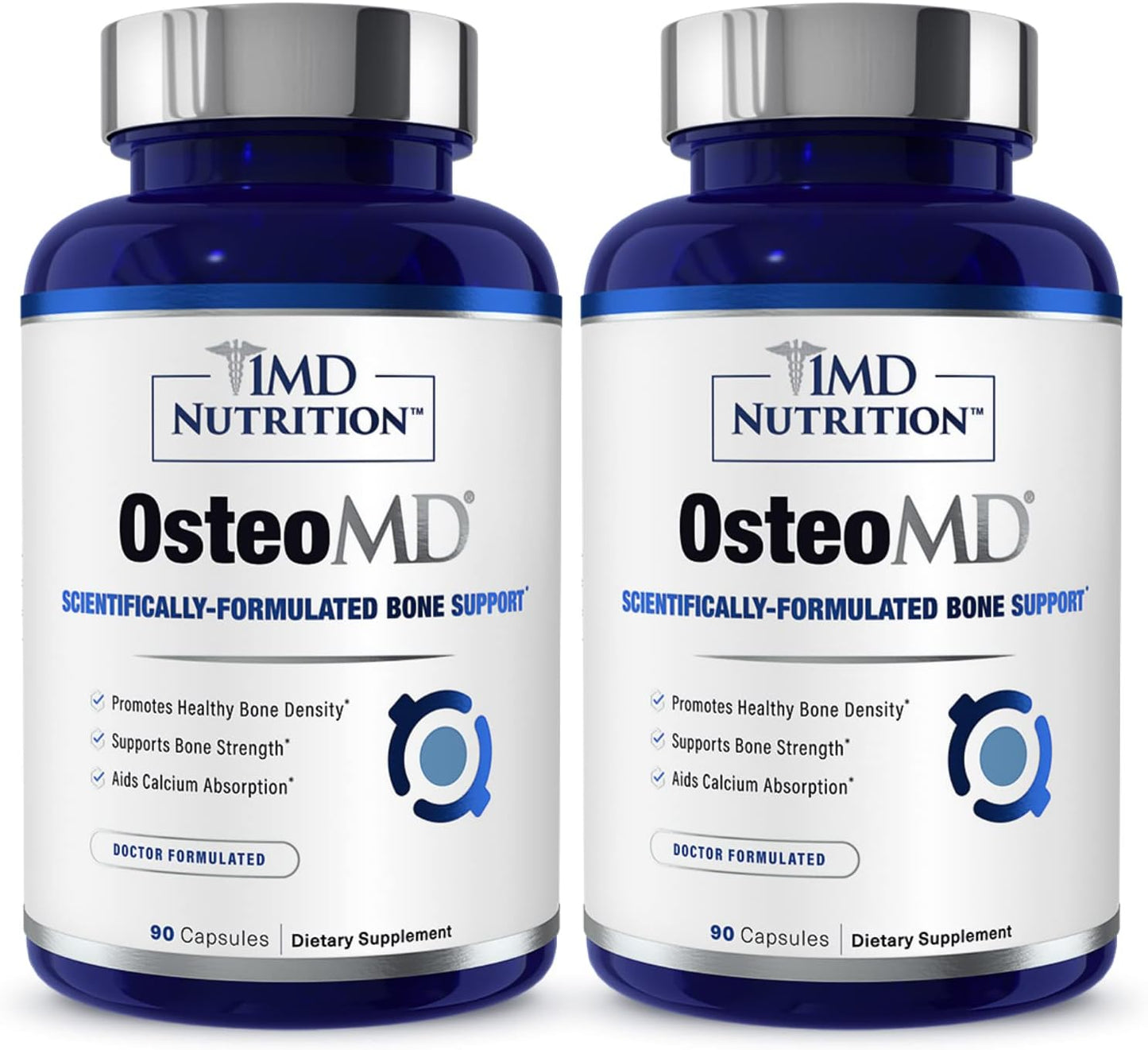 1MD Nutrition OsteoMD para un apoyo óseo integral | con hidroxiapat...