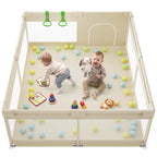 Fodoss - Corralito para bebés y niños pequeños, 59 x 69 pulgadas, c...