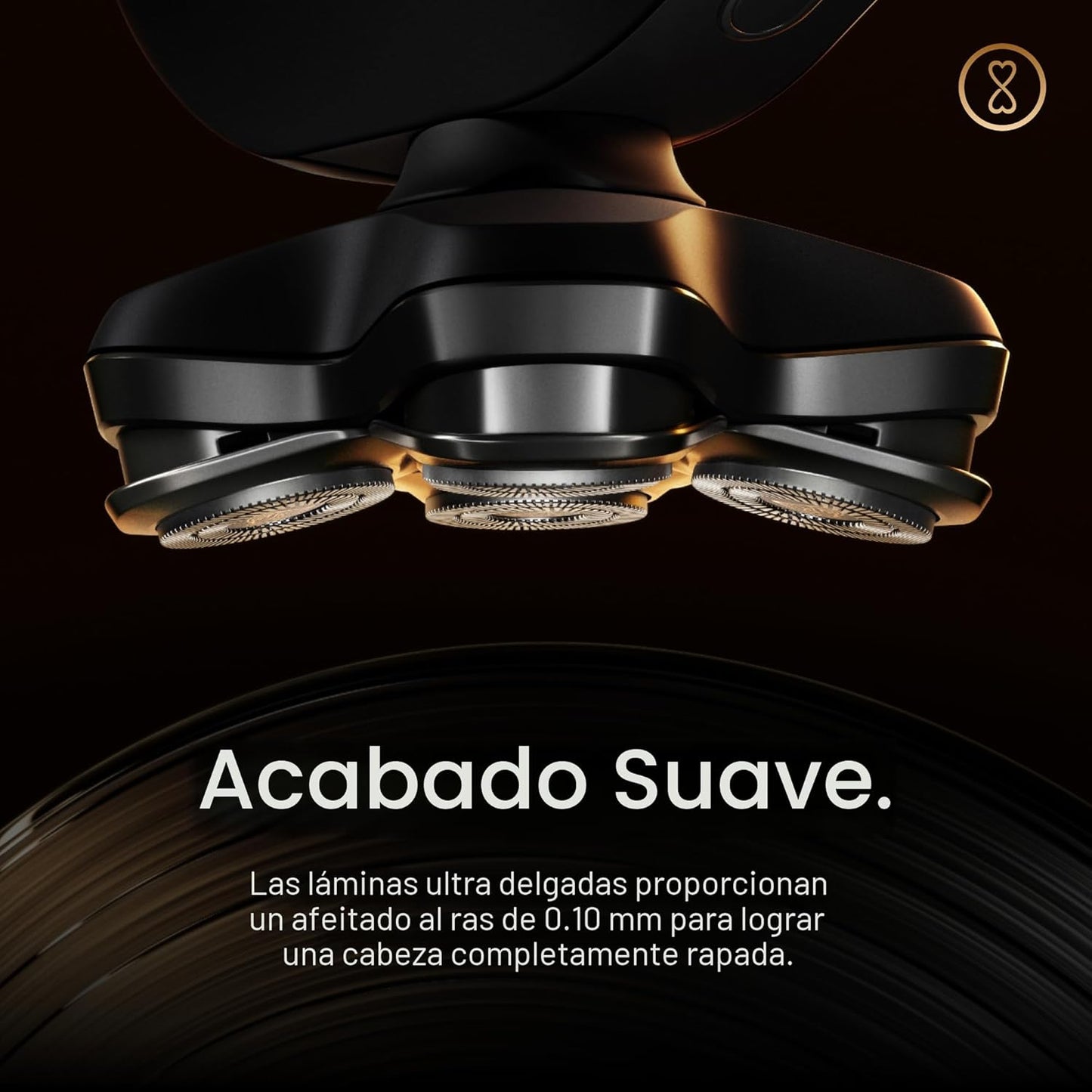 MANSCAPED® The Dome Shaver™ PRO - Afeitadora de cabeza para hombres...