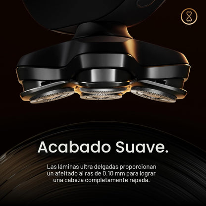 MANSCAPED® The Dome Shaver™ PRO - Afeitadora de cabeza para hombres...