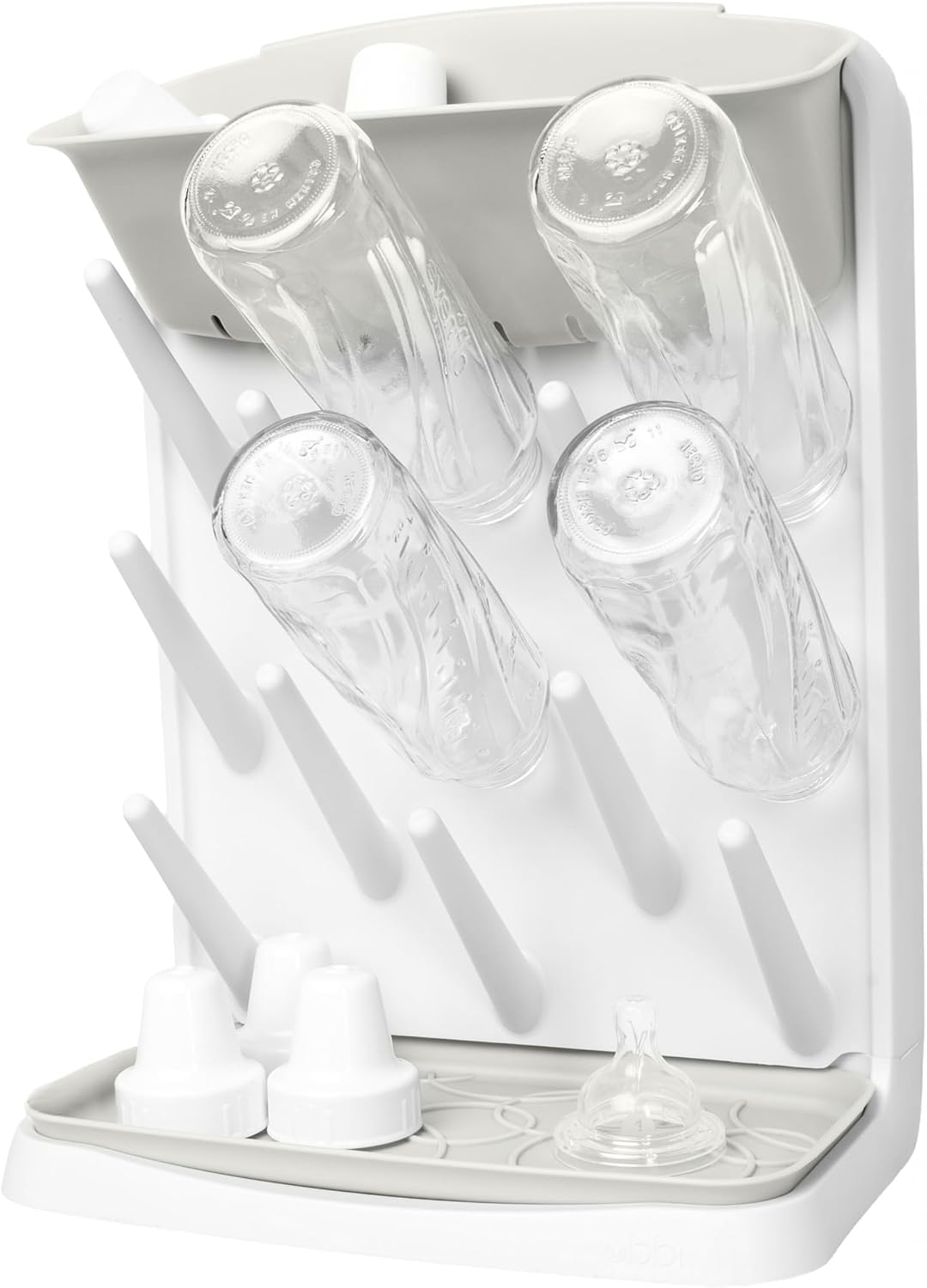Ubbi Estante de secado vertical para biberones, ahorro de espacio p...