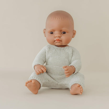 Muñeca de bebé recién nacida Miniland, anatómicamente correcta, 12....