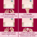 SUNUV Luz UV para uñas de gel, lámpara de gel UV LED profesional SU...