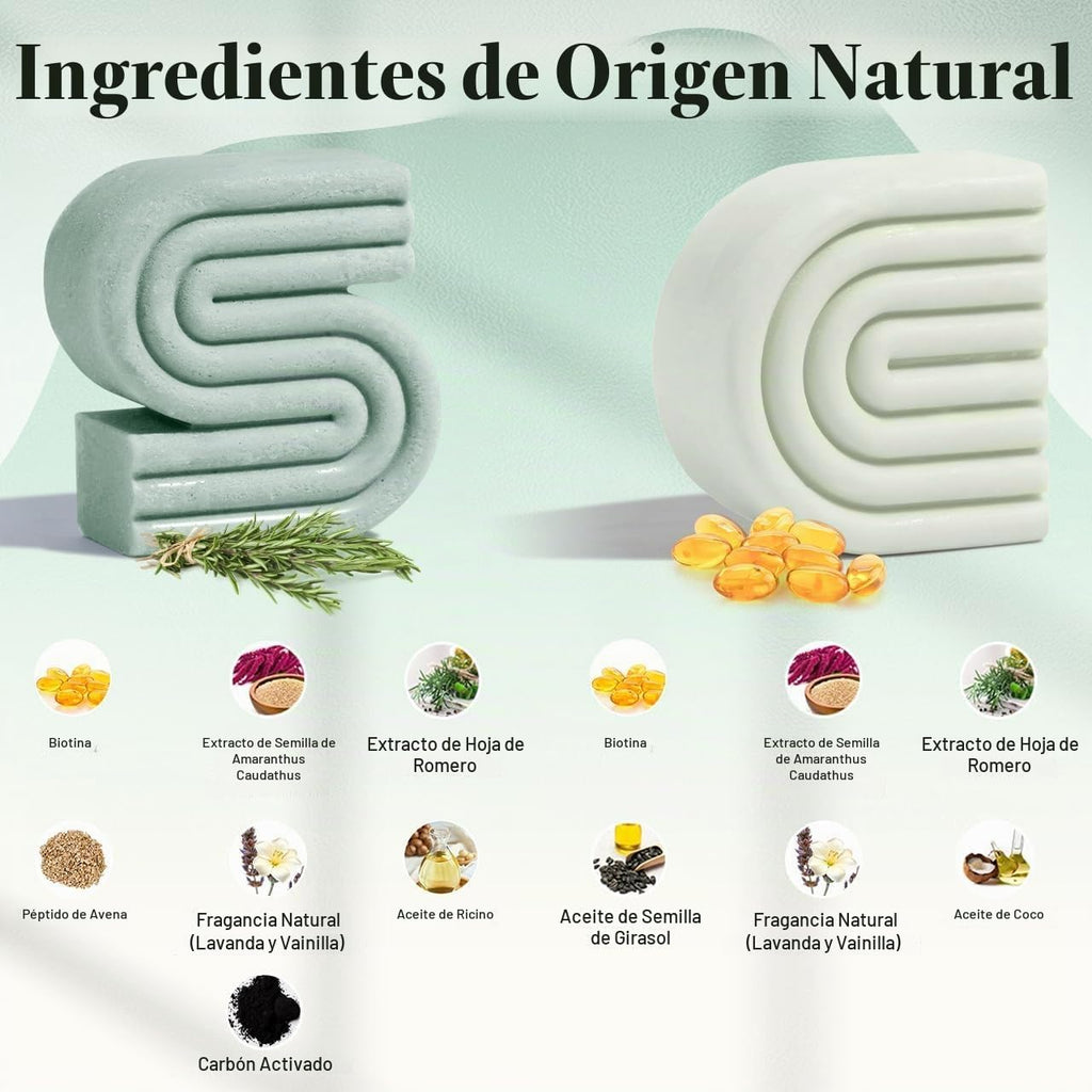 Kitsch Set de champú y acondicionador de romero y biotina para el |...