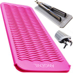 ANGENIL Bolsa de silicona resistente para alisador de cabello, riza...