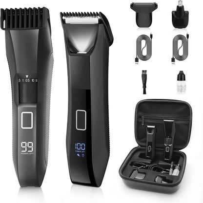Manscape 4 en 1 - Recortadora de barba y cuerpo para hombre, afeita...