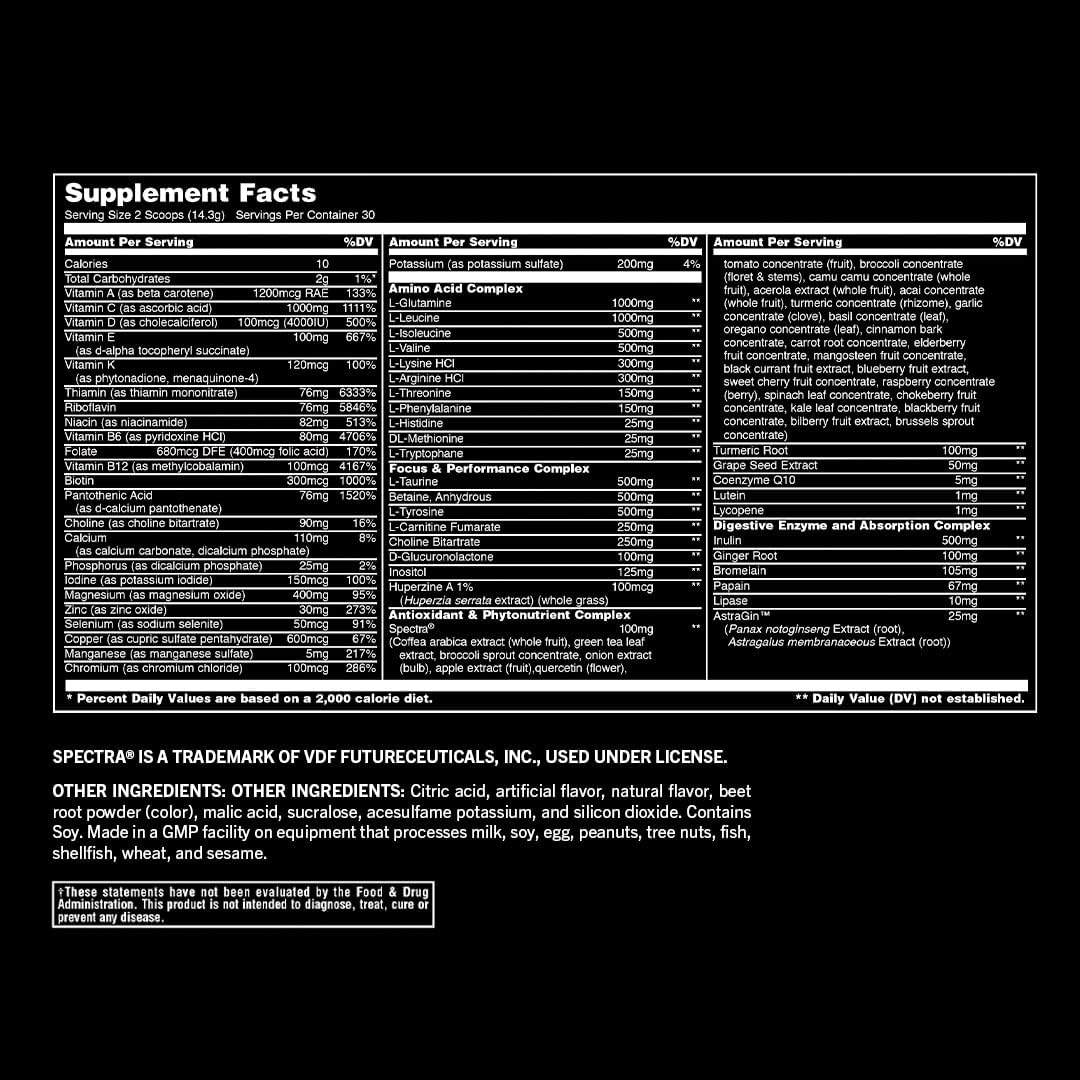 Animal Pak - Práctico Polvo Vitamínico y Suplemento Todo en Uno - Z...