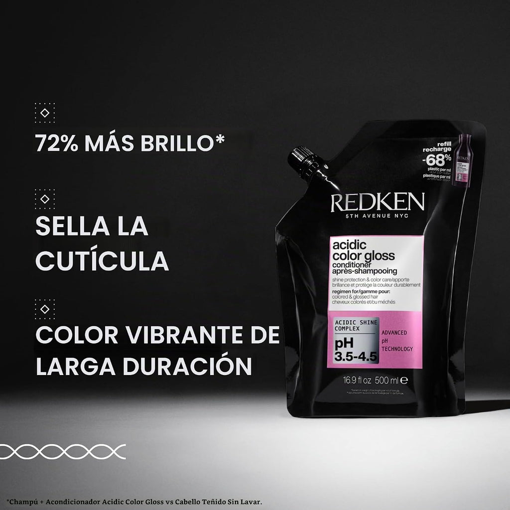 Acondicionador Redken Acidic Color Gloss y para cabello teñido