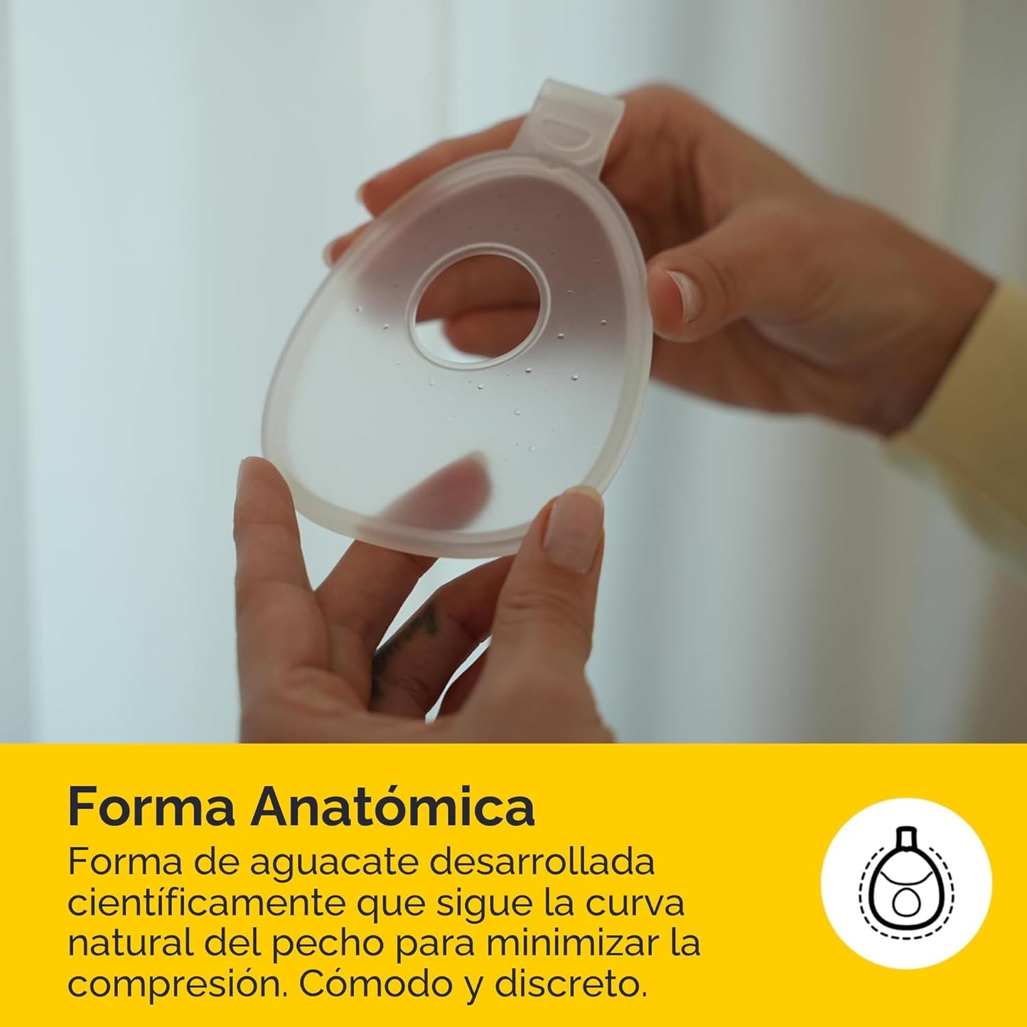 Medela in-Bra - Colector de leche materna, diseño a prueba de fugas...