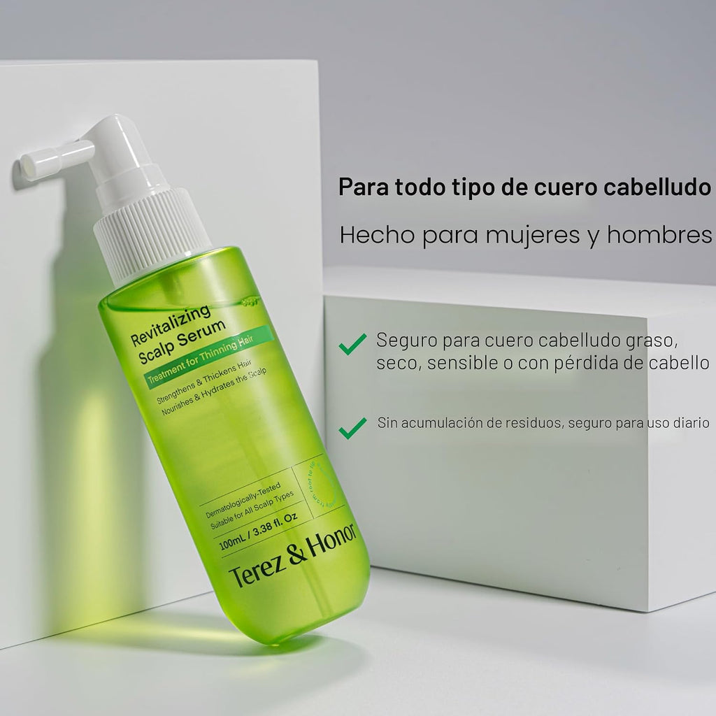 Spray de suero para el cuero cabelludo y ampolla capilar Cuidado de...