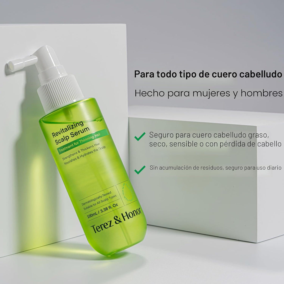 Spray de suero para el cuero cabelludo y ampolla capilar Cuidado de...