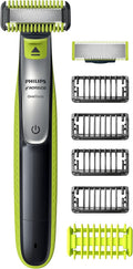 Philips Norelco Cortadora y afeitadora eléctrica OneBlade híbrida,...