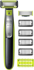 Philips Norelco Cortadora y afeitadora eléctrica OneBlade híbrida,...