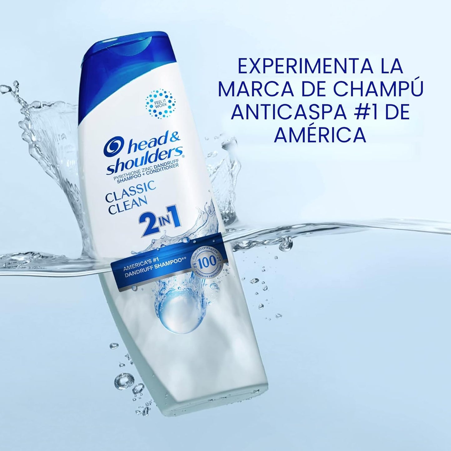 Head &amp; Shoulders Champú y acondicionador anticaspa, Classic Cle...