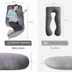 MOON PARK-Almohadas de embarazo y maternidad de cuerpo completo par...