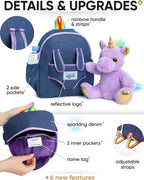 Mochila para niños pequeños Naturally KIDS con. Peluche Unicornio P...