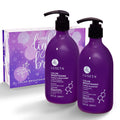 Luseta - Juego de champú y acondicionador morado para cabello rubio...