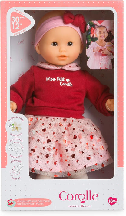 Corolle Margaux Petals - Muñeca bebé niño suave de 12" con arom...