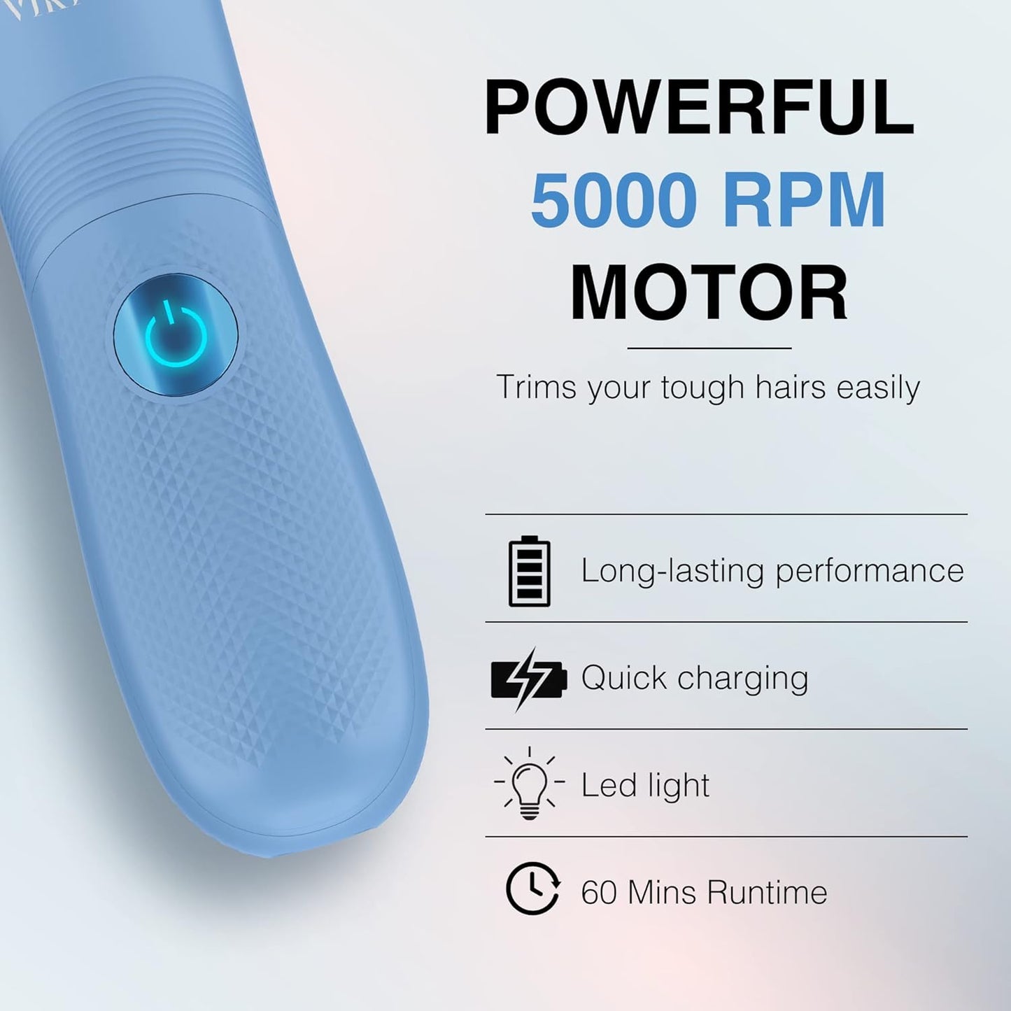 VIKICON Recortadora de bikini para mujeres: Afeitadora eléctrica in...