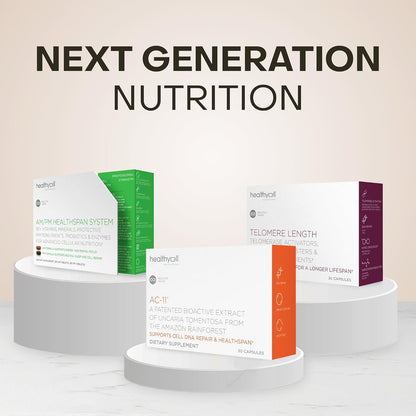 HealhtyCell AM\/PM Healthspan System - 90 vitaminas, minerales, fit...