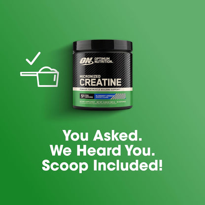 Optimum Nutrition Creatina Micronizada Monohidrato en Polvo, Creati...