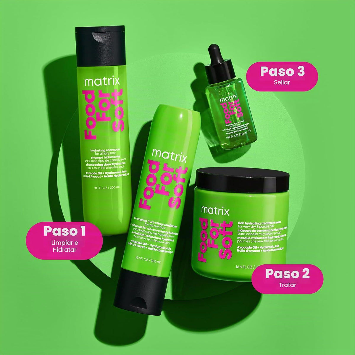 MATRIX Food For Soft Hair Oil \u2013 Para cabello seco y quebradizo...