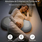 Almohadas de embarazo para dormir, almohada de cuña de maternidad d...