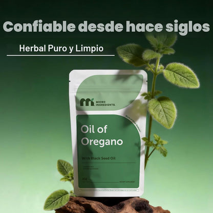 Micro Ingredients Cápsulas blandas de aceite de orégano con aceite...