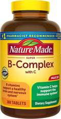 Nature Made Complejo Super B con vitamina C y ácido fólico, vitamin...
