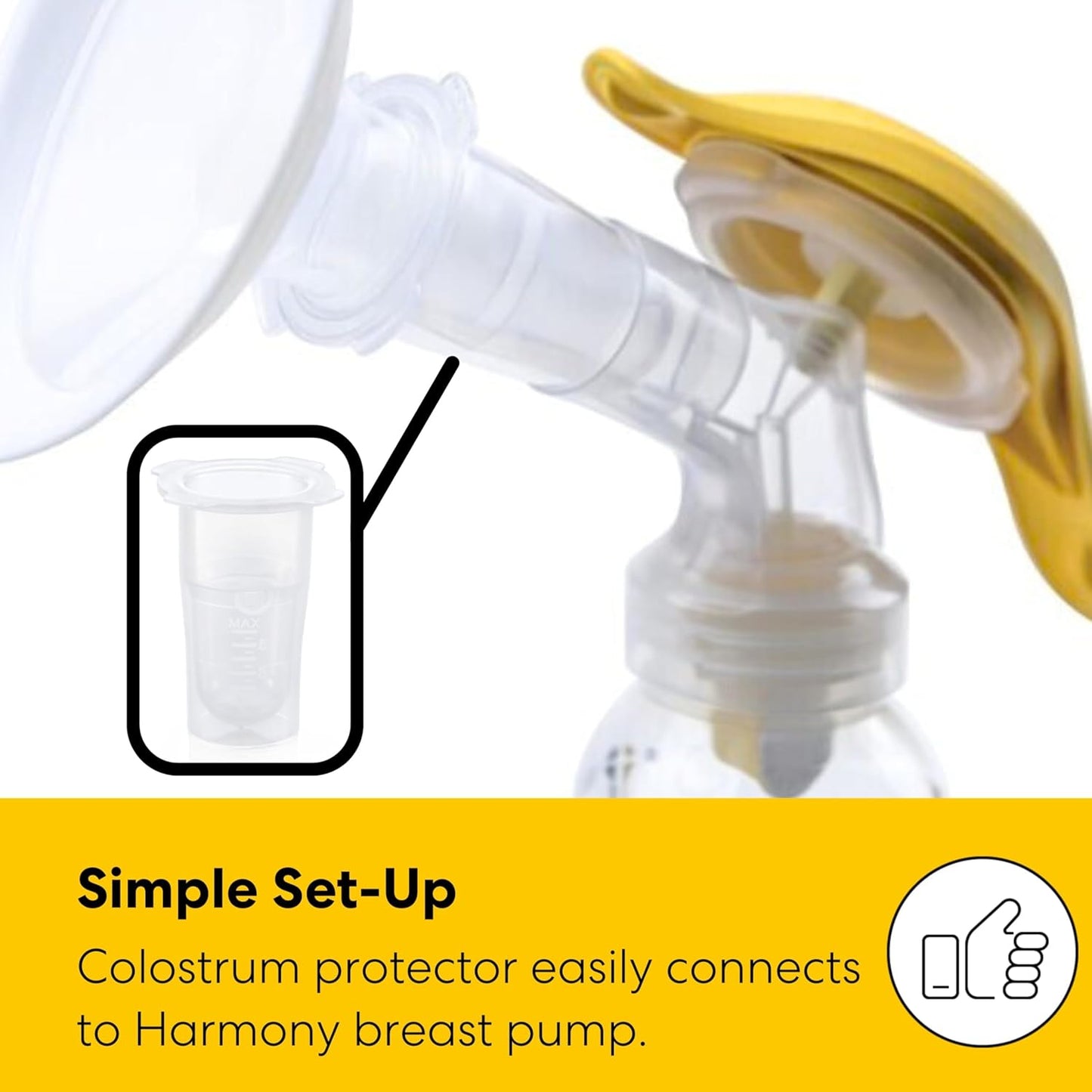 Medela Harmony Extractor de leche manual con kit de recolección de...