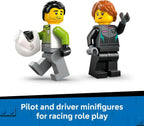 LEGO City Jet vs. Juguetes de construcción de automóviles para niño...