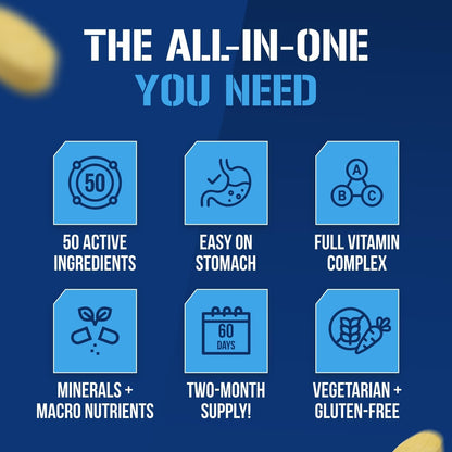EVL Advanced Daily Multivitamin - Multivitamínico diario avanzado p...