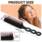 110 cepillos de pelo a granel para personas sin hogar, cepillo de pelo para cabello rizado, cepillo desenredante con cerdas de nailon, envuelto individualmente, adecuado para hombres y mujeres, hotel