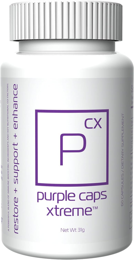 Global Purple Caps Xtreme - Suplemento con vitaminas y minerales de...