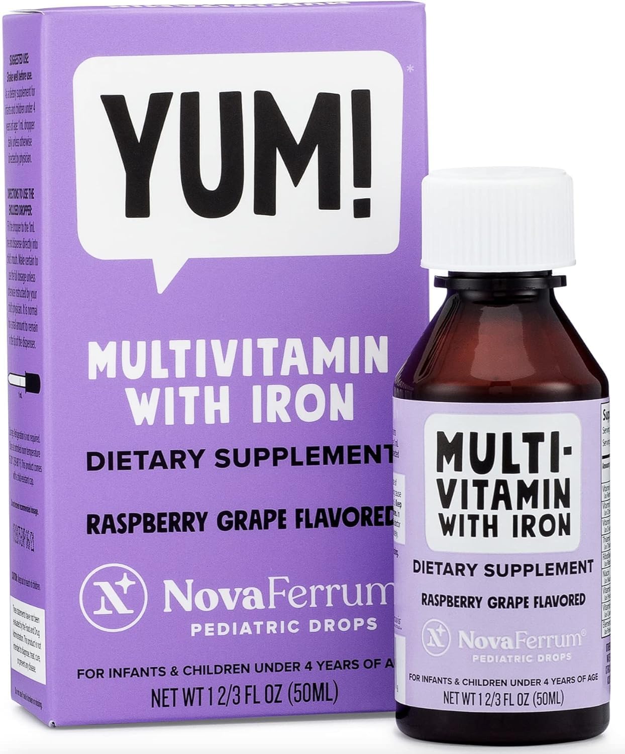 Suplemento multivitamínico NovaFerrum con hierro para bebés y niños...