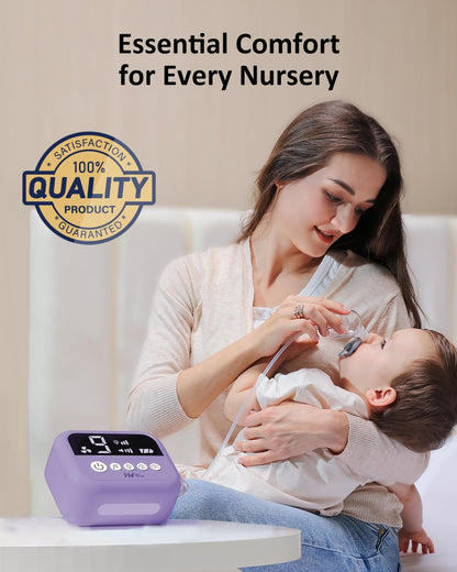 HEYVALUE Aspirador nasal para bebé, succión nasal de grado hospital...