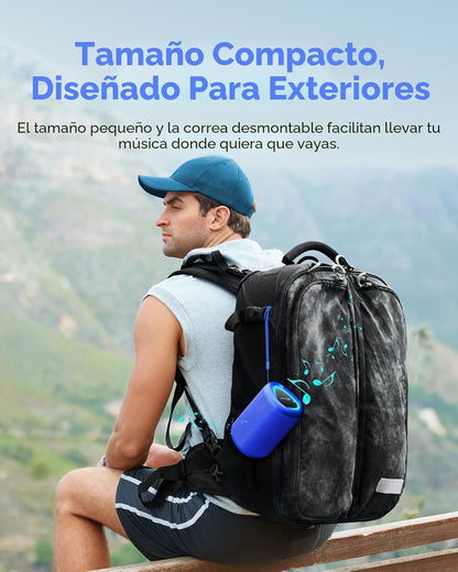 Altavoz Bluetooth portátil Esenciales para vacaciones en la playa:...