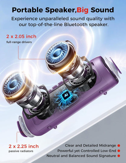 BolaButty Altavoz Bluetooth con sonido HD, inalámbrico portátil, IP...