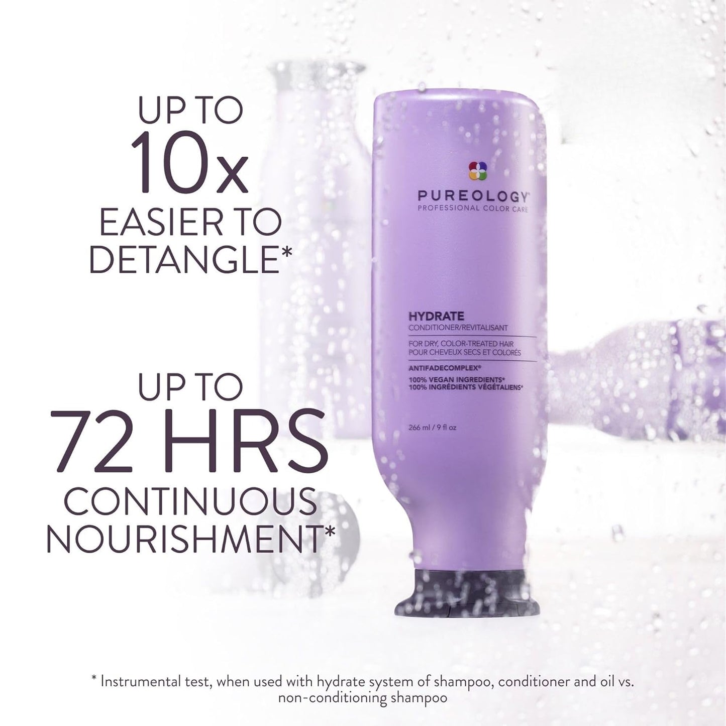 Pureology Hydrate Conditioner - For Dry or Color Treated Hair, Nour...