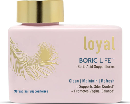 Loyal Boric Life - Supositorios vaginales de ácido bórico - 600 mg...